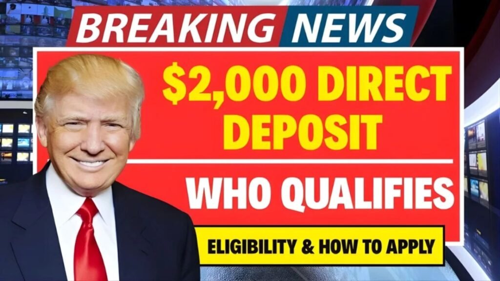$2000 Direct Deposit Coming to US Citizens in November 2025: Who Qualifies, Dates & IRS Guide
